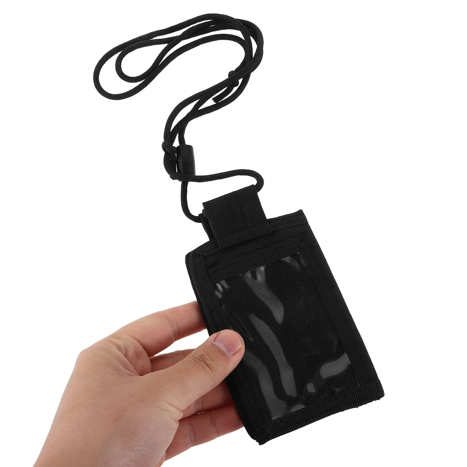 

Waterproof PVC Id Card Holder Outdoor Sleeve Lightweight Nylon Lanyard Travel Badge Case Bank Card Holder