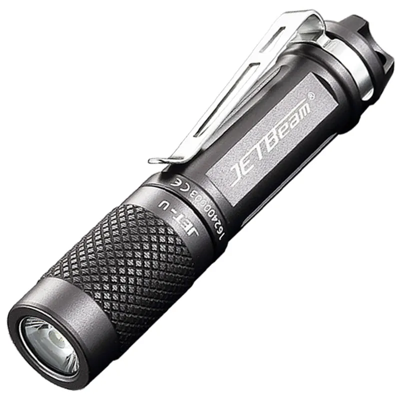 

JETBeam JET-U LED Flashlight 135 Lumen Use Led Strobe 3 LightIng Modes Mini EDC Keychain Light