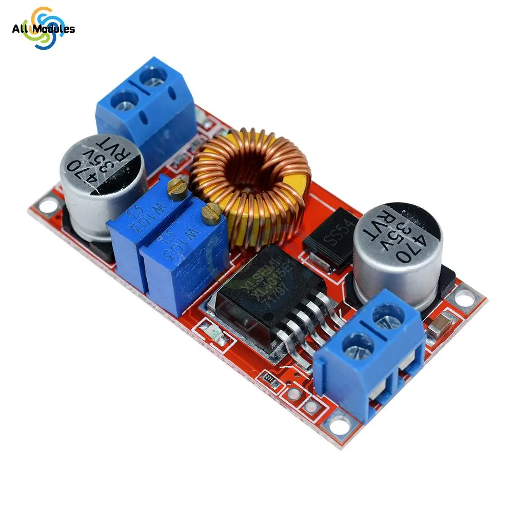 XL4015 5A Lithium Charger Board Adjustable Constant Current Constant Voltage Step-Down Charging Board XL4015 Converter Radiator