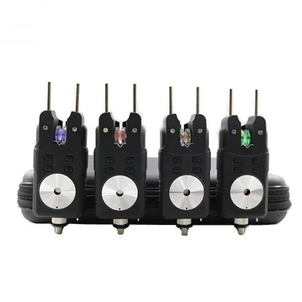 High Quality JZH-RF698 Bite Alarm 4+1 Set, Waterproof With 6 LED Indicators, CE Certified