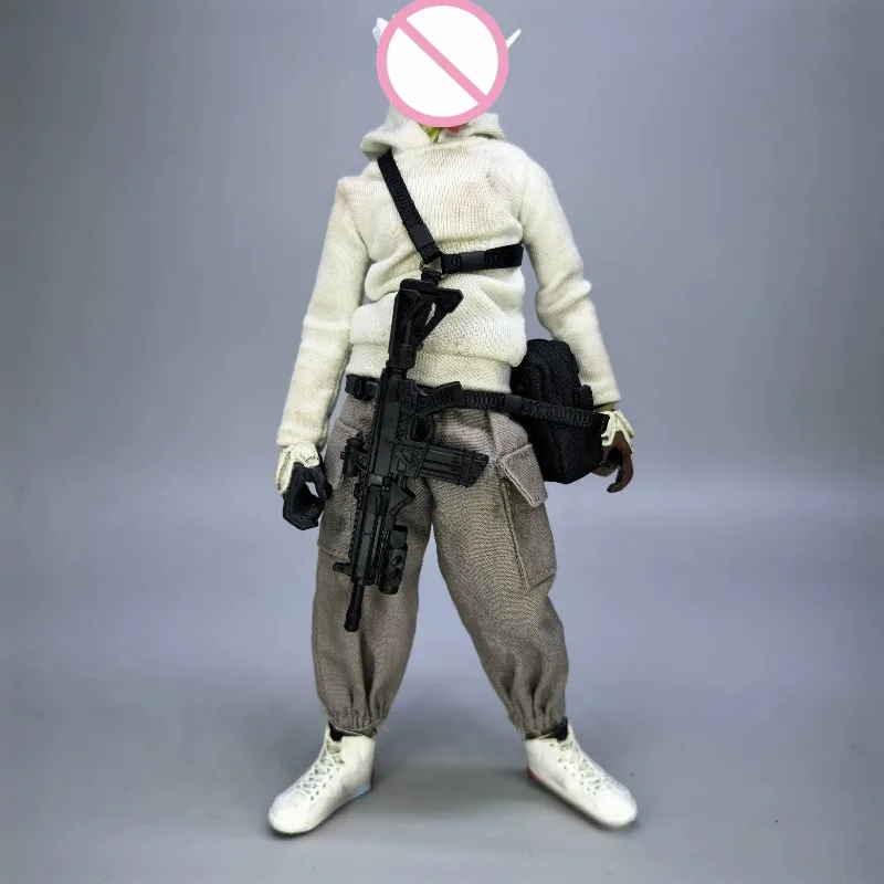 In Stock 1/12 Scale Soldier Figures Cannot Fire Gun with Sling Model Body Accessory for 6'' Action Figures Body Decor Collection