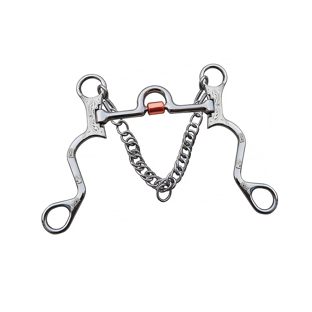 Horse Snaffle Bits para Horse Training, Equestrian Equipment, Multi-Loop Design, Stainless Steel Applications, Bridle, BT1151