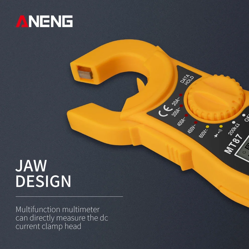 ANENG MT87 Digitale Clamp Multimeter 1999 Zählt AC Amp Amperemeter Voltmeter NCV Ohm Hohe Präzision Tester Profesional Meter test