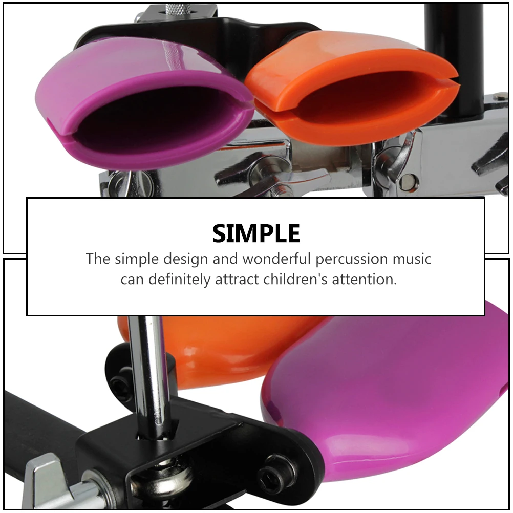 

Fine Craftsmanship Metal Plastic Painted Wooden Fish Gong High Low Tone Percussion Instrument Block Drum Accessory