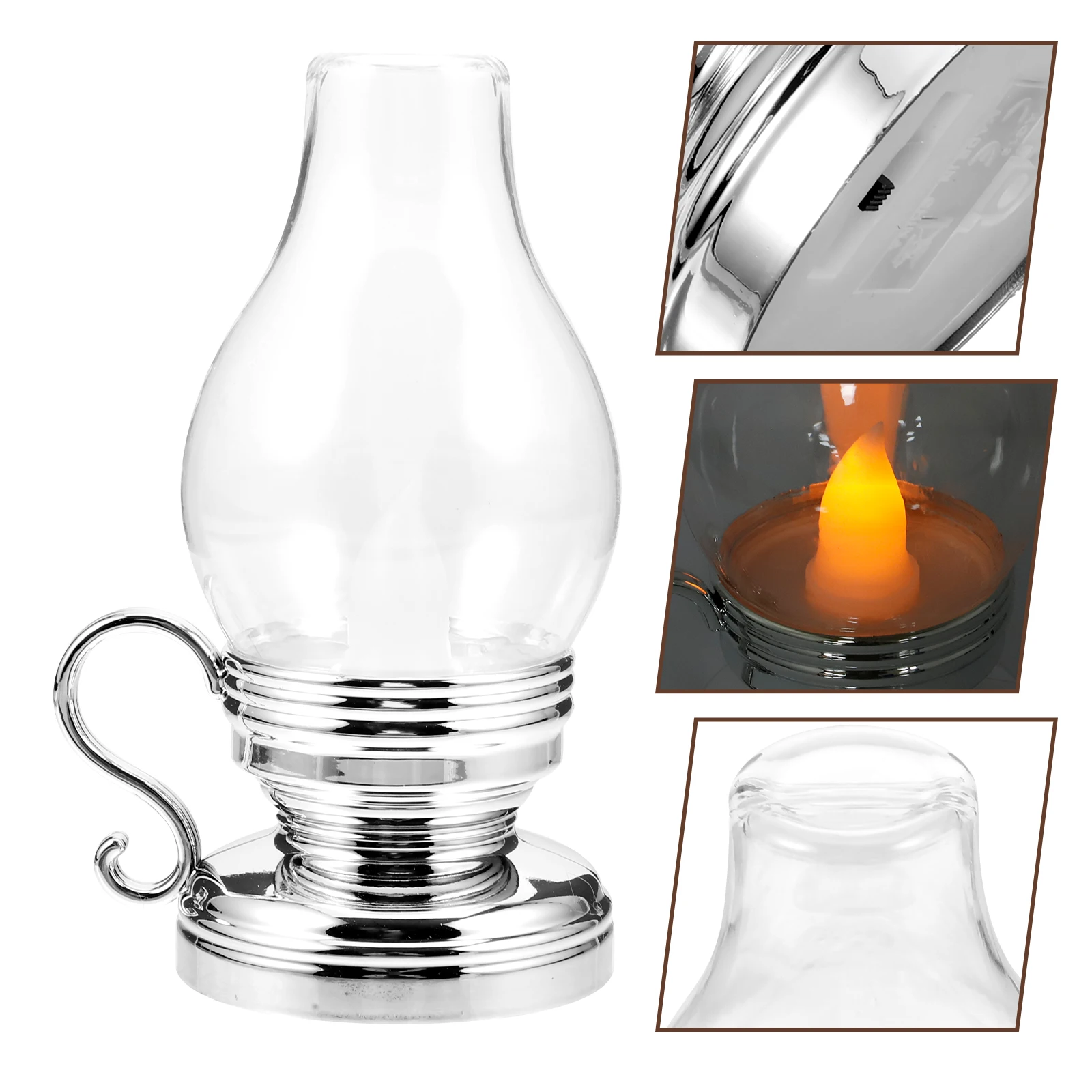 

Retro Led Lamp Vintage Home Decoration Light Energy Saving Durable Cozy Atmosphere Ornament For Christmas Party Festival