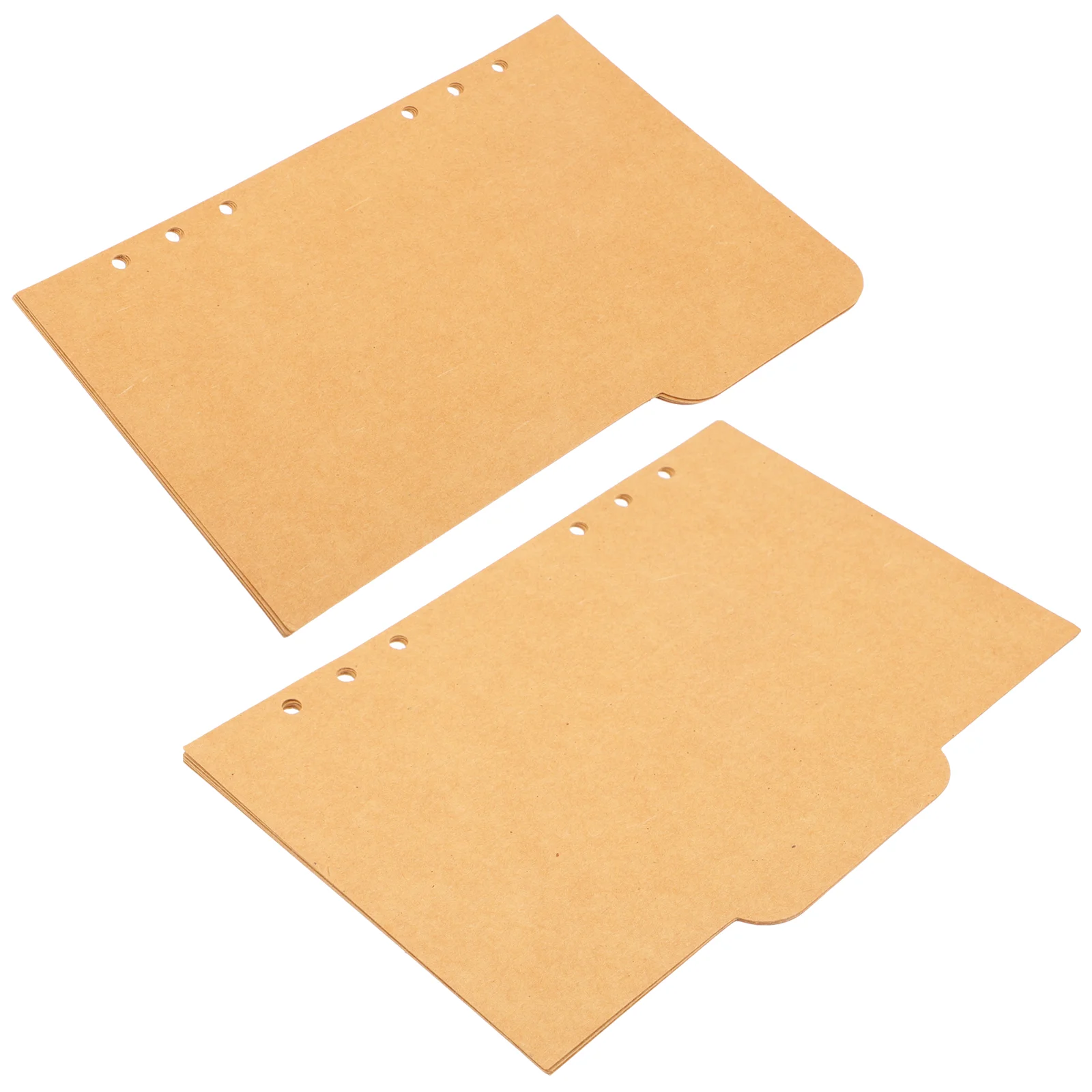 

4 Sets/20PCS Index Page Paper Loose-leaf Book Notebo Notebook Dividers A5 6 Hole Insert Indexes Binder Tab