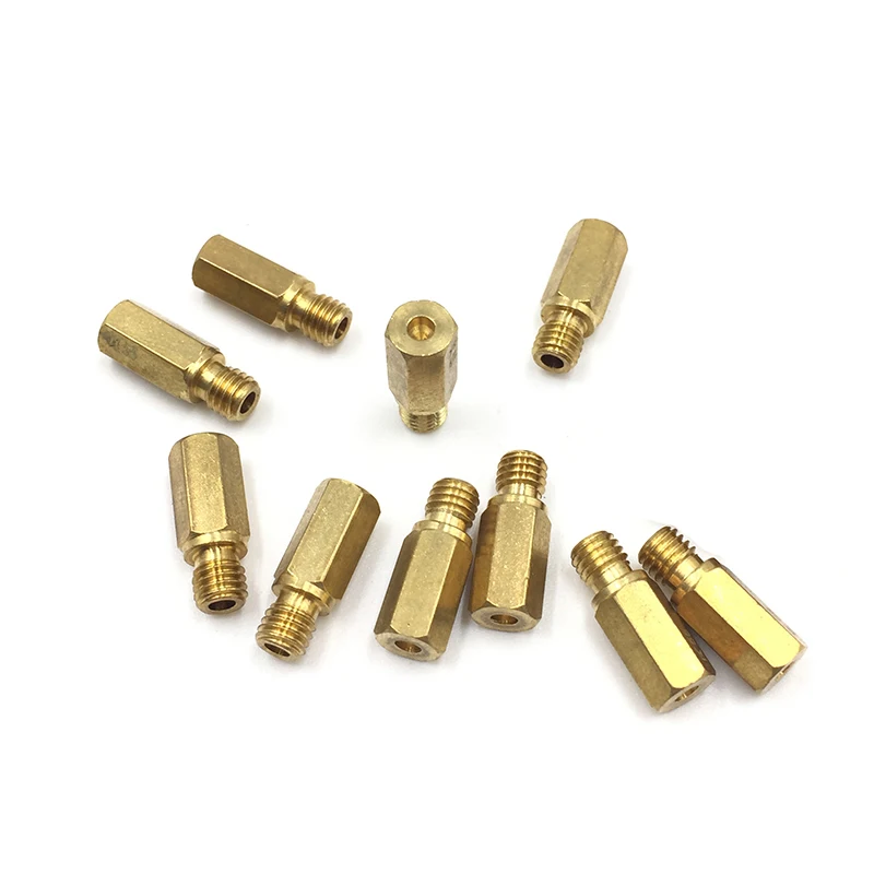 حزمة من 10 قطعة طائرة رئيسية M5 الموضوع ل Keihin FCR OKO KOSO PE PWK دراجة نارية المكربن مسدس حاقن رئيسي فوهة حجم 55-250