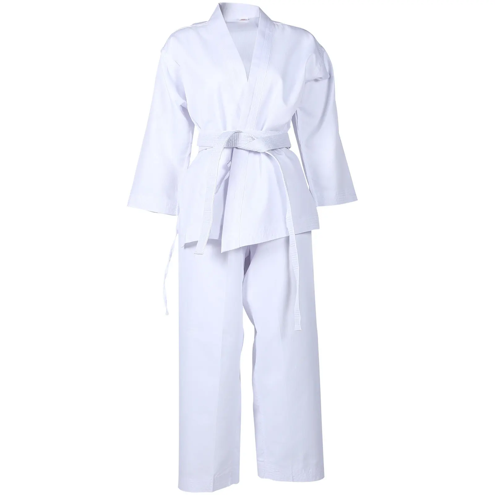 Professional Karate Uniform Set for Adults – Comfortable, Portable Taekwondo Suit with Drawstring Pants