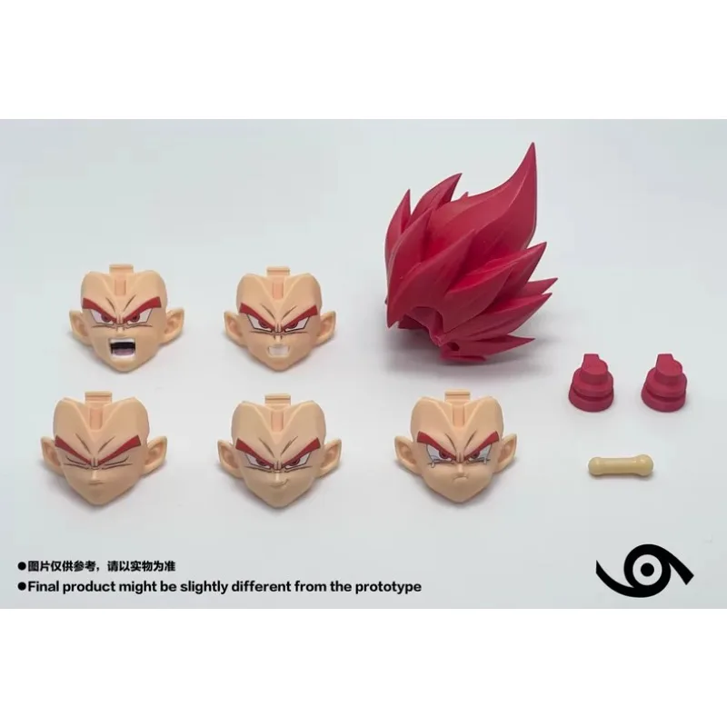 Dragon Ball SHF Vegeta Customized Head Sculpt, Compatible with Body 2.0, 3.0, Damo Vegeta Accessory Pack image 3