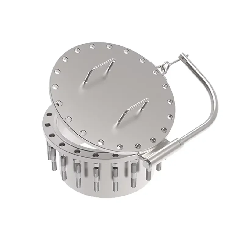 316L Manhole Cover Normal Pressure Vertical Lifting for Horizontal Swivel Fabrication Services Product