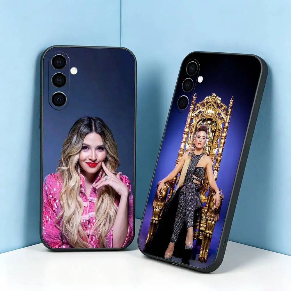 La-Reina-Del-Flow Queen of Flow   Phone Case For Samsung Galaxy A73,A72,A71,A70,A53,A52,A51,Soft Silicone Black Cover Gift