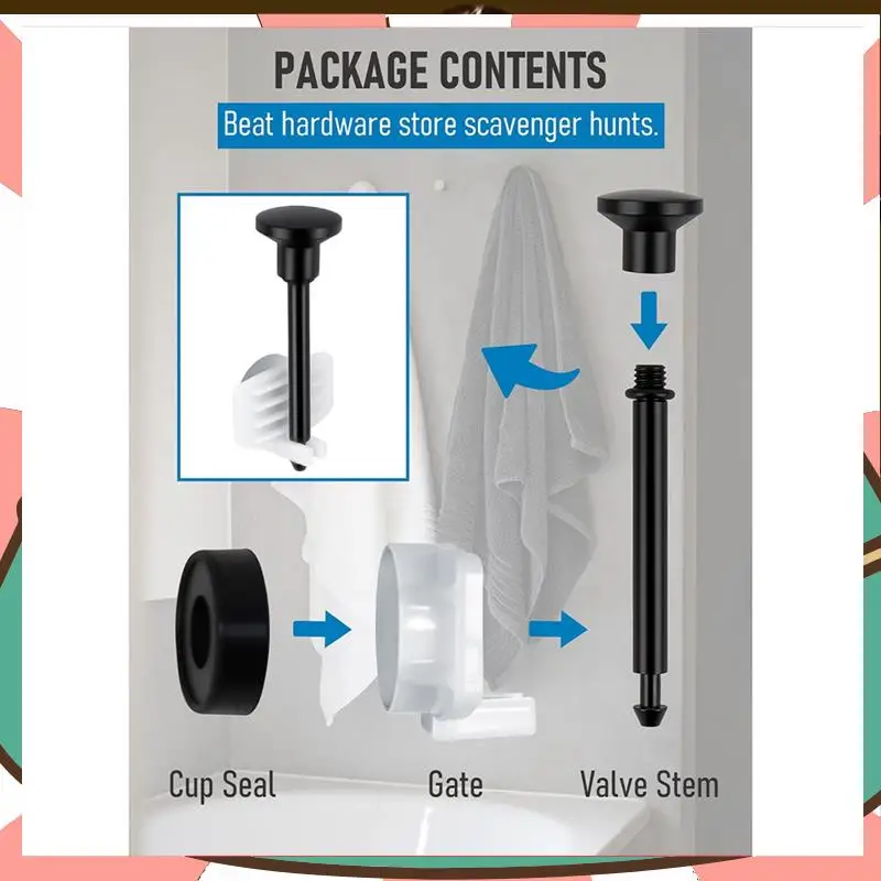 

Универсальный комплект для ремонта отключателя носика для ванны, 2 шт., герметичные запасные части для ремонта смесителей для ванны-[A59T]