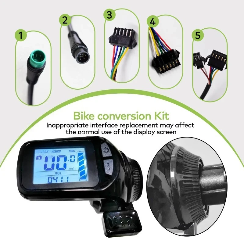 Bicycle Conversion Kit LCD Speedometer for Computer Accessories
