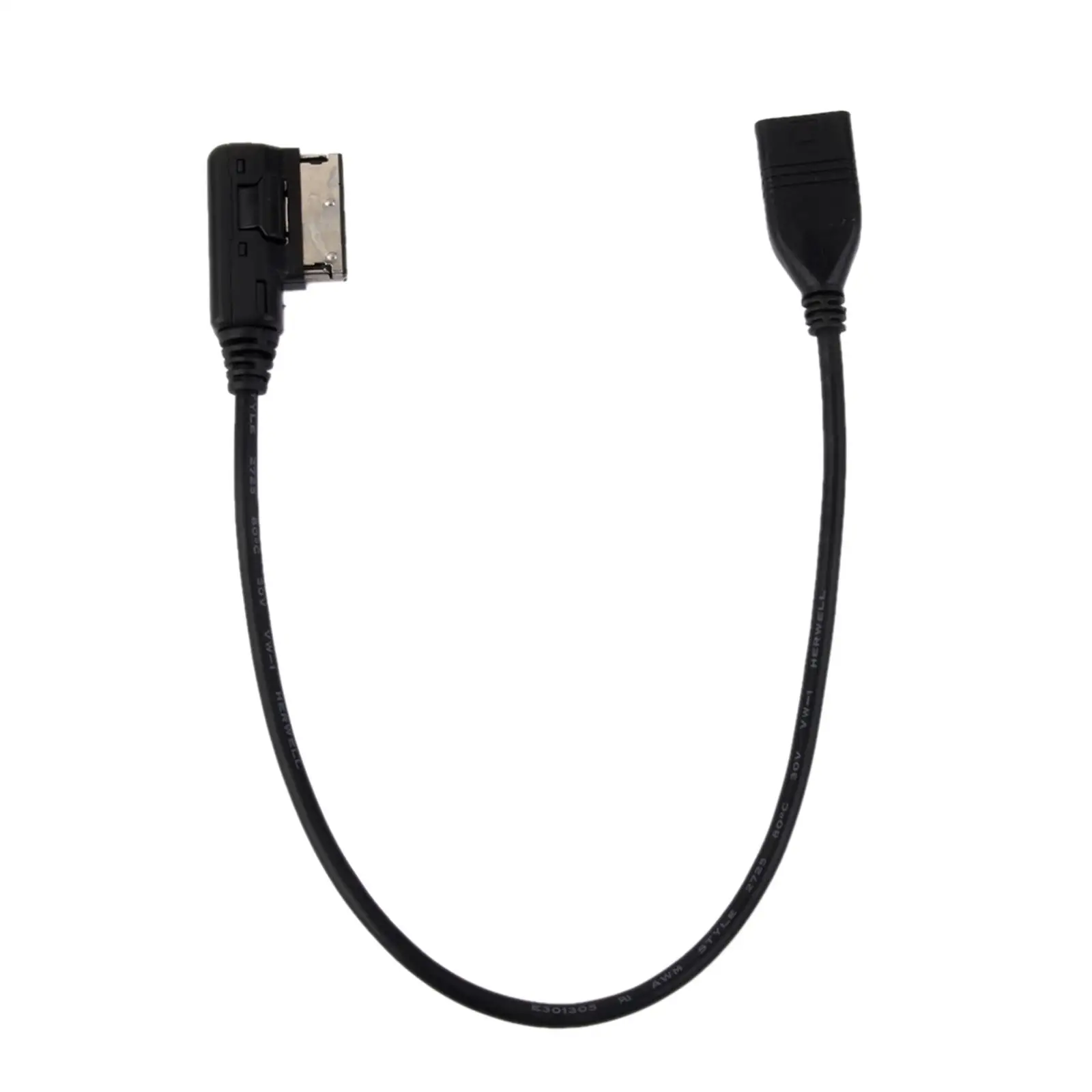 USB Adapter Cable High Speed Music Interface Convert Line Metal for AMI MMI MDI Car Audio System