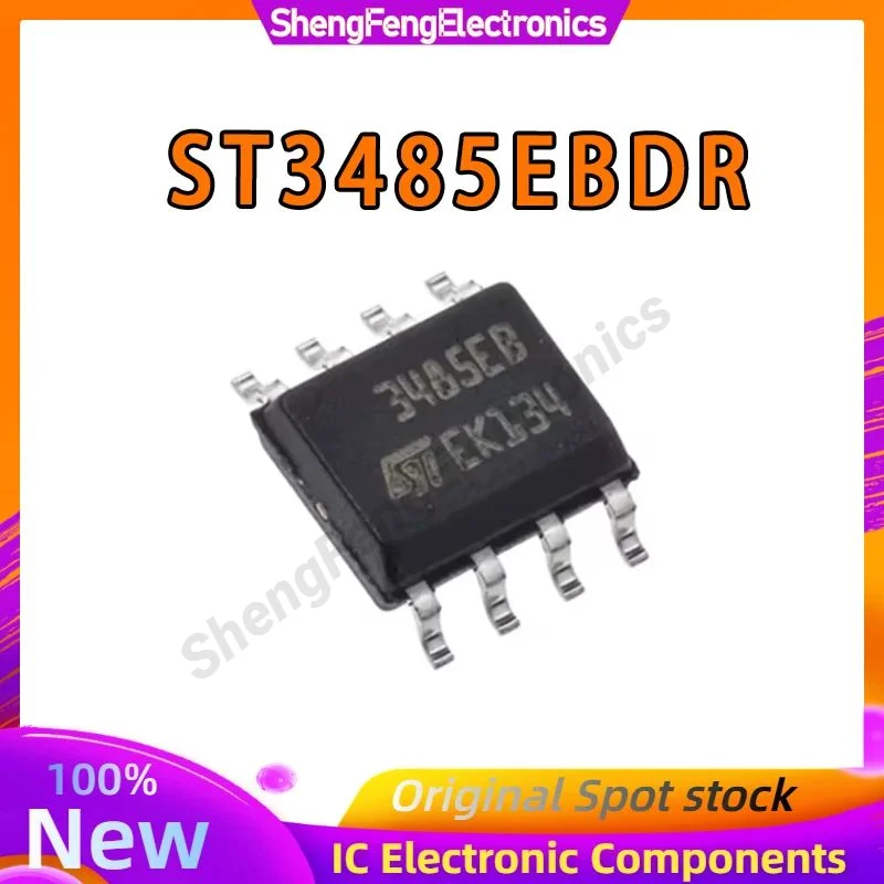 5PCS 100% BRAND NEW ST3485EBDR SCREEN PRINTING 3485E INTERFACE DRIVER CHIP ELECTRONIC COMPONENTS