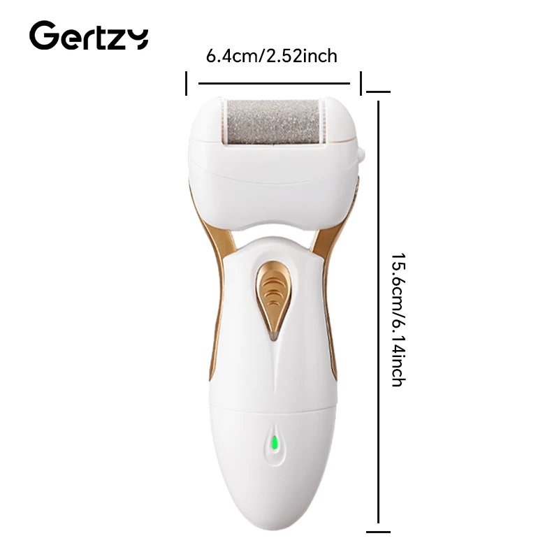 USB Powered Callus Remover with Adjustable Speeds Rechargeable Electric Foot Grinder - for Men & Women's Pedicure and Self-Care