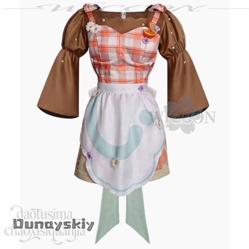 

Amanda Cos@Аниме-игровой проект Sekai Косплей Booo! Костюм на день дурака Hanasato Minori Sweet Lolita, милое платье-фартук