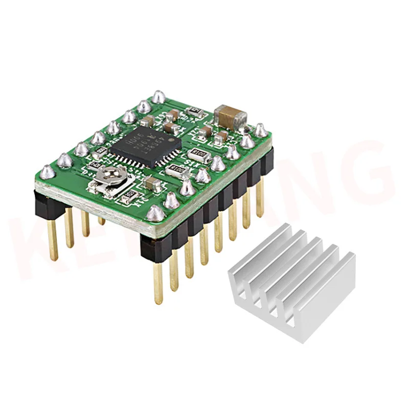 A4988 Stepper Motor Driver A4988 Driver with Heatsink for Reprap For SKR V1.3 1.4 GTR V1.0 RAMPS 1.4 1.6 MKS GEN V1.4 board