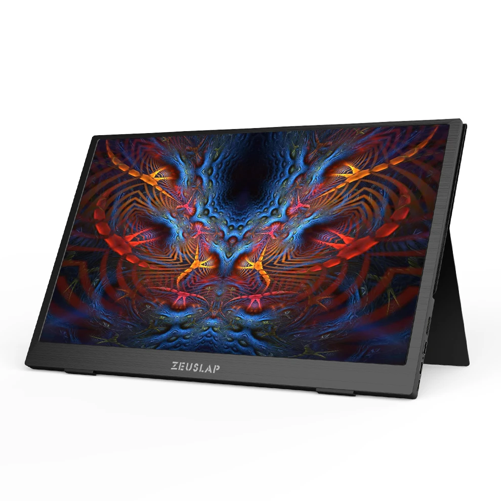 15.6inch Remote Control 1080P FHD 4K UHD IPS Screen Portable Monitor HDMI-Compatible Type C Screen for PS4 SWITCH Macbook Pro