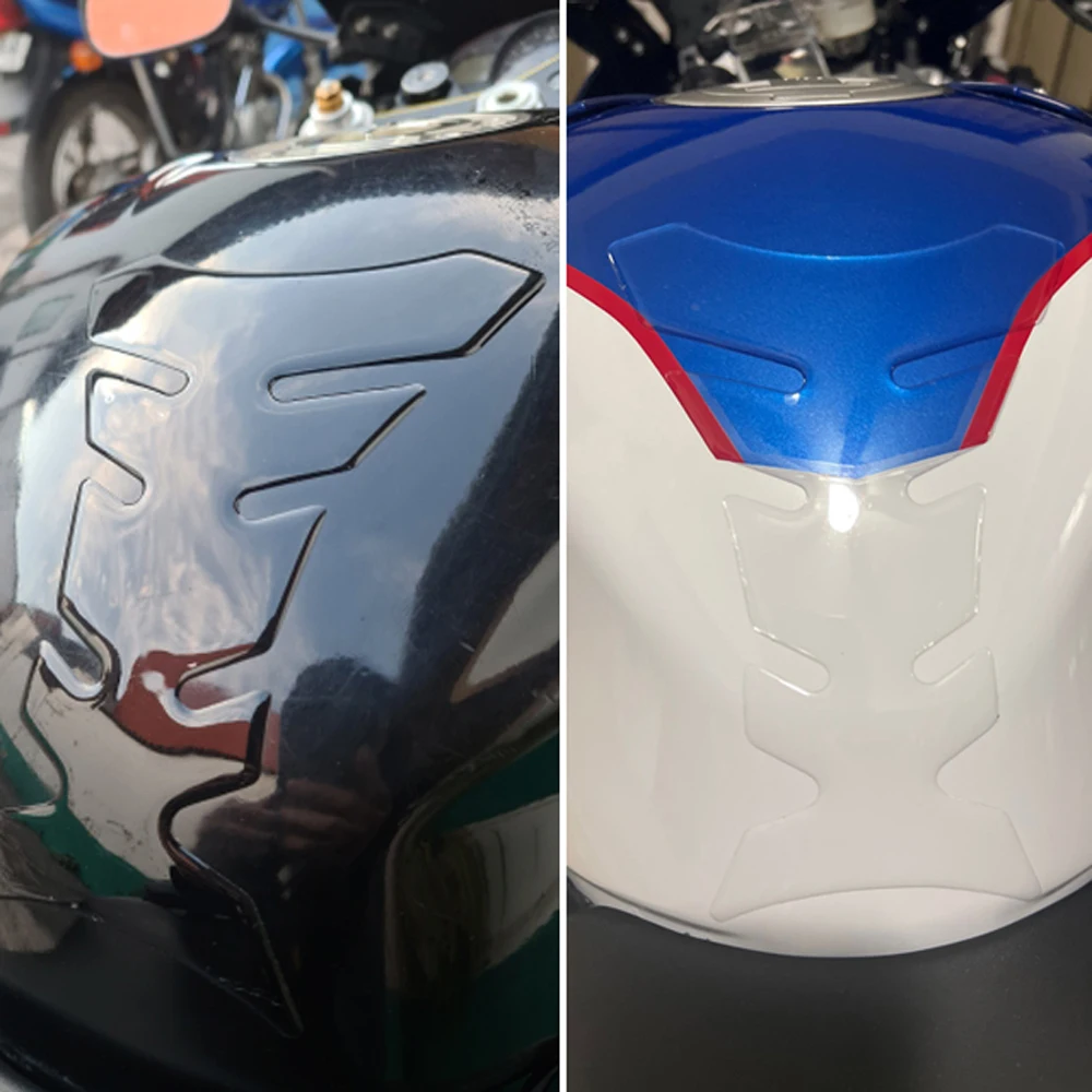 カワサキニンジャ400 z650 z750 z900 z1000 sx suzuki gsxs gsxr 600 750用モーターサイクルタンクパッドプロテクター,透明ステッカー