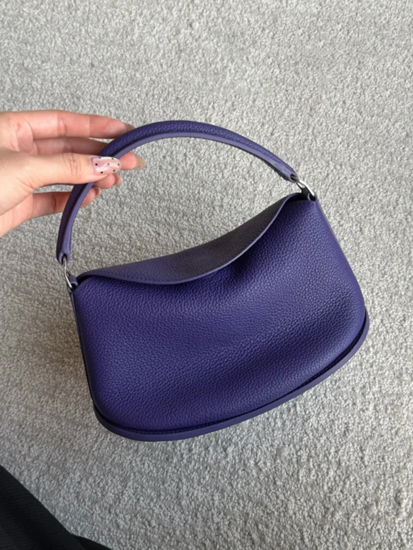 

Elegant Purple Handbag Women's Commuter Bag 2026 New Fashion Shoulder Bag Underarm Crossbody Bag for Young Women