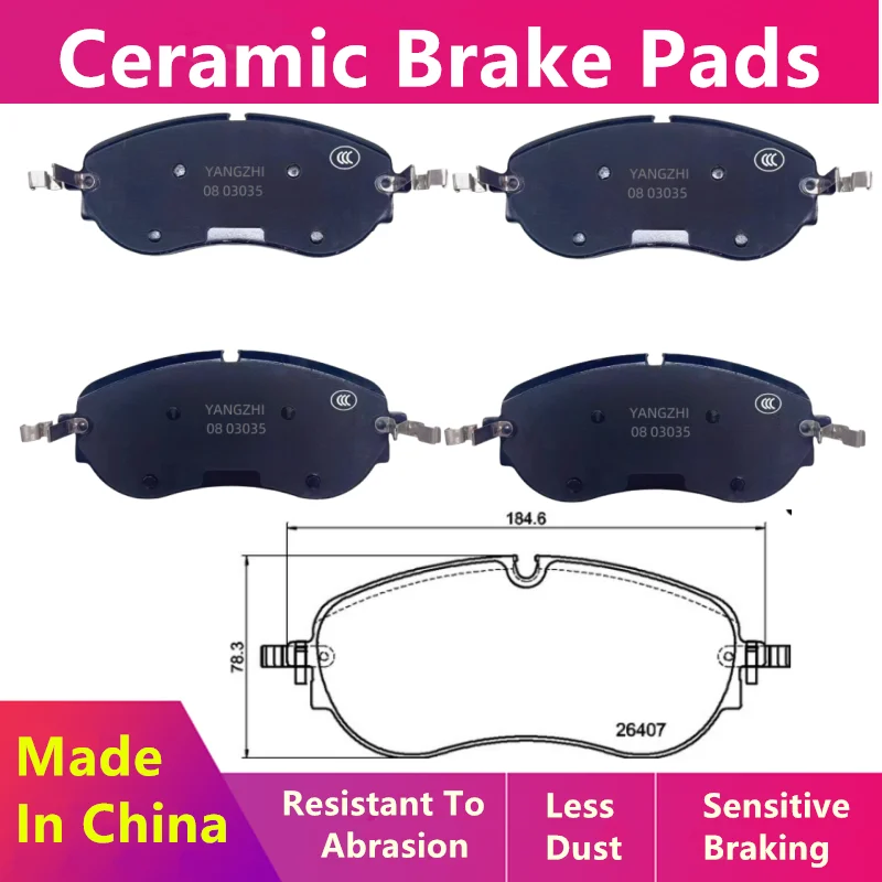 For Audi Q4 Q5 E-Tron Front Brake Pad 1EA698151C/Auto Parts D2401