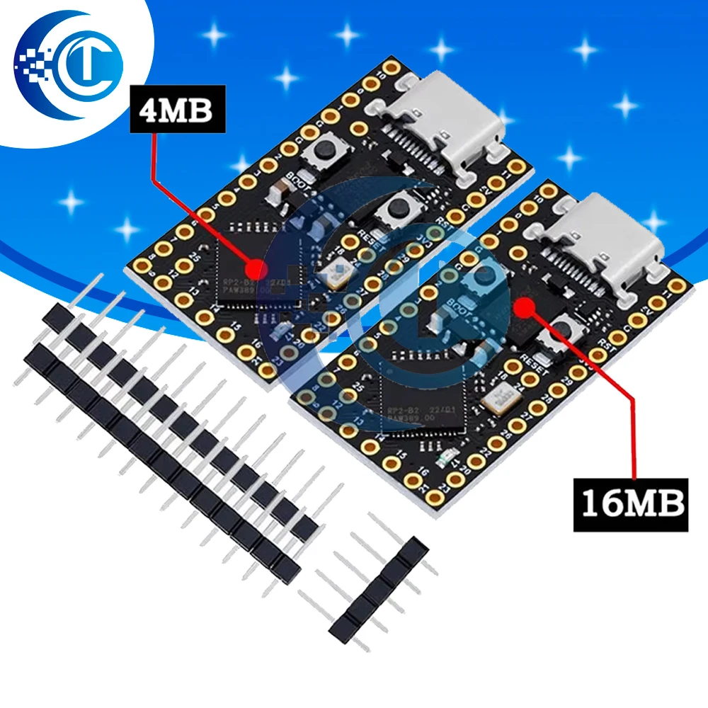 Raspberry Development Board ProMicro RP2040 is compatible with Helios OxB2 MicroPython