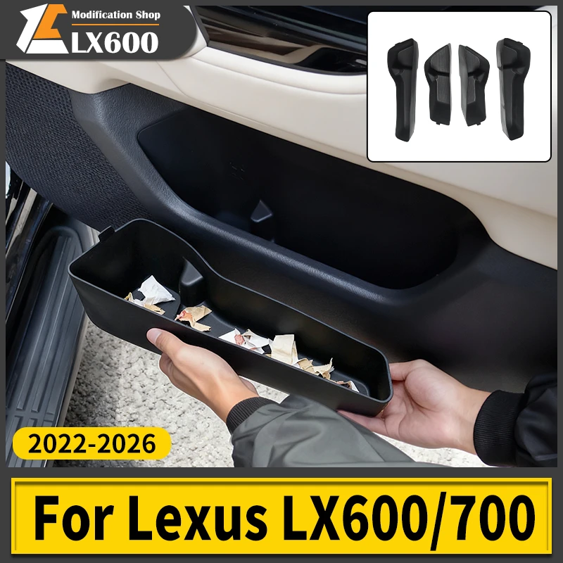 

For Toyota 2022-2026 Lexus 600 LX600 700 LX700 Car Door Side Storage Silicone Pad Non-Slip Dustproof Liner Interior Accessories
