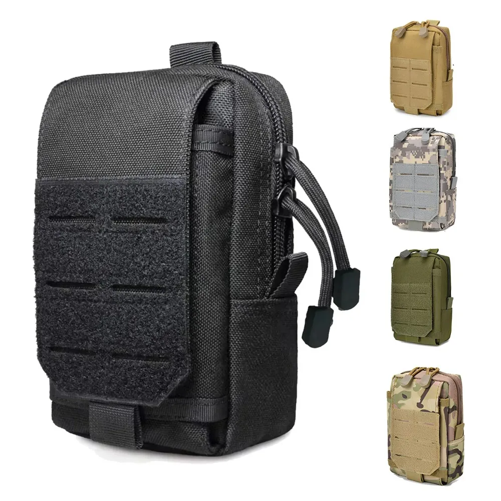 

Tactical Molle Pouch Waist Bag Outdoor Men EDC Tool Pouches Utility Gadget Organizer Vest Fanny Pack Purse Mobile Phone Case