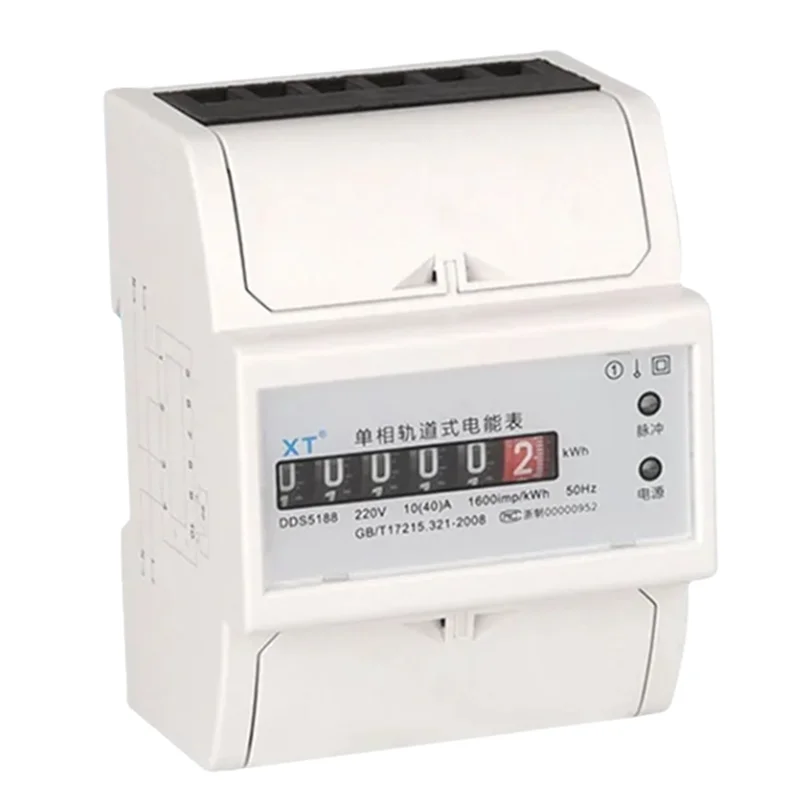 

ABKO-5-60A LED Din Rail Electricity Power Consumption Wattmeter Single Phase 4P Energy Meter