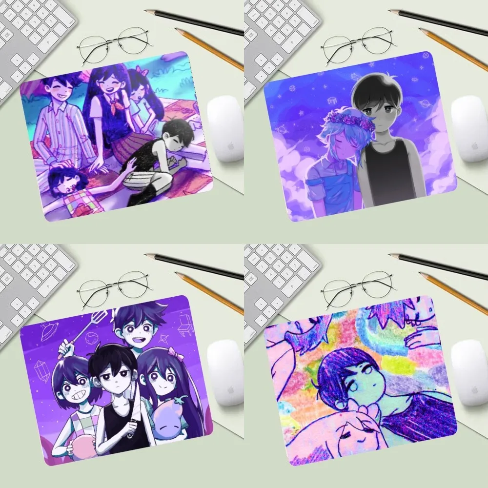 omori Game Mousepad Computer Desk Mat Table Keyboard Pad Laptop Cushion Non-slip Deskpad