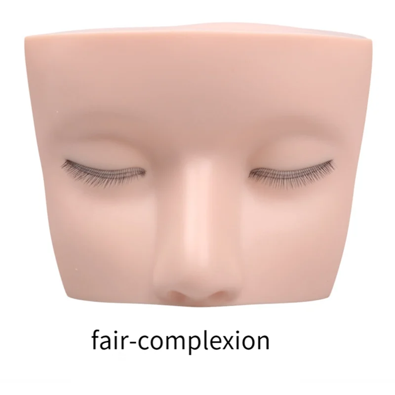 

ABUU-3 слоя ресниц голова манекена для практики инструмент для макияжа ресниц наращивание ресниц тренировочный инструмент для прививки ресниц практика макияжа