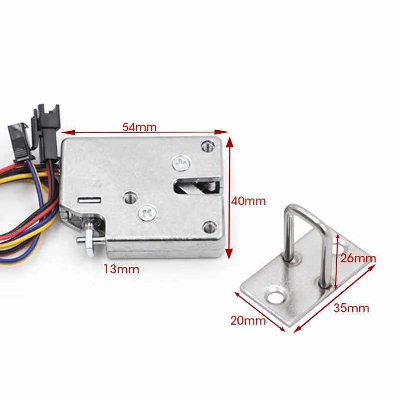 54mm DC12V oe 24V Mini Solenoid Lock For Storage Locker Scooter Locker Laundry Room Electric Cabinet Lock