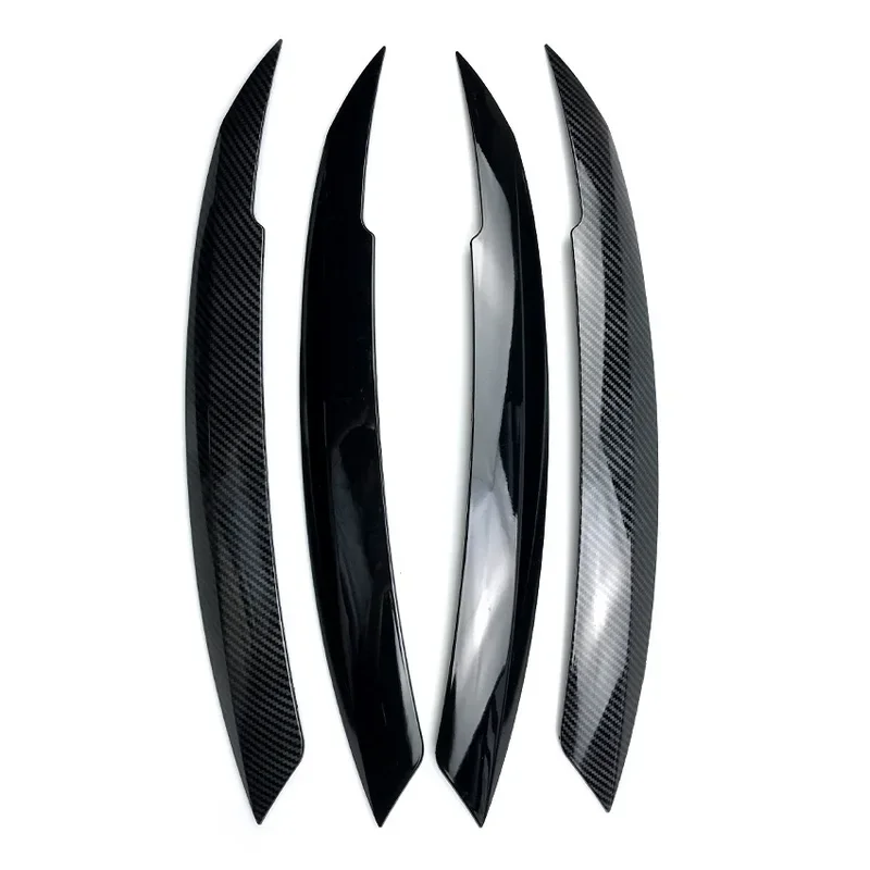 2PCS  Car Headlight Cover Eyelid Eyebrow Eye Lid Brow For VW Golf 6 MK6 2008 2009 2010 2011 2012 2013 Carbon Fiber Styling ABS