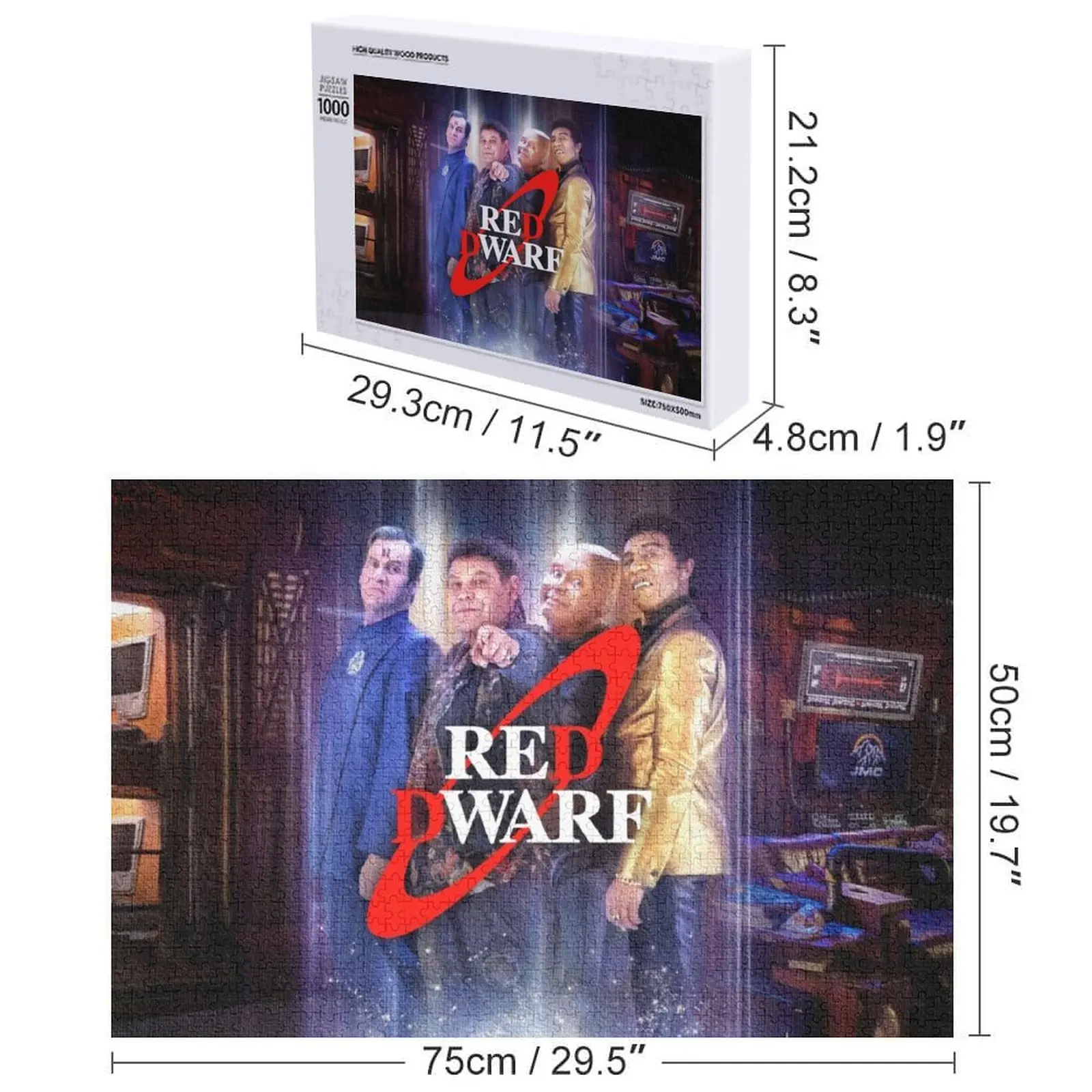 الأحمر القزم - أحجية الصور المقطوعة للطاقم تخصيص لعبة الحيوانات الخشبية للأطفال #6