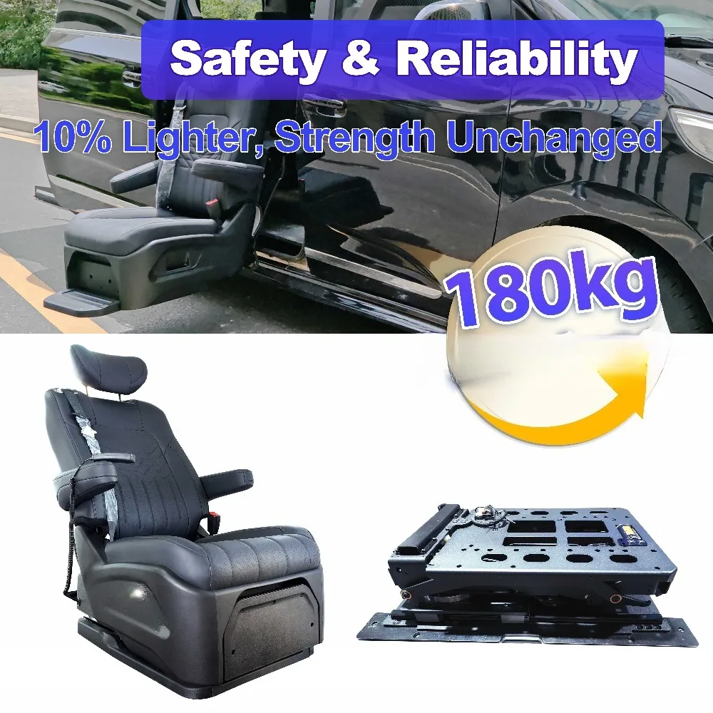 Tengyun S5B General PU Leather Fabric Programmable Swivel Seat Disabled Users  Sprinter Van Alphard Vito Jiangsu