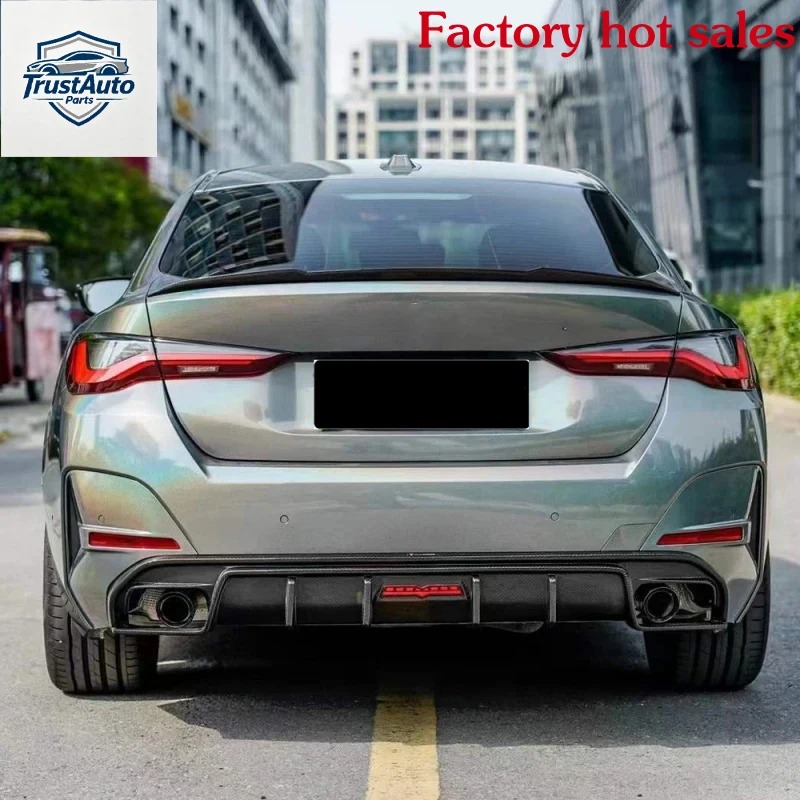 

King Of SalesBt SellingOEM/ODE% Dry Carbon Fiber Rear Bumper Lip Diffuser With LED New Condition 4 Seri G -UPHigh Quality