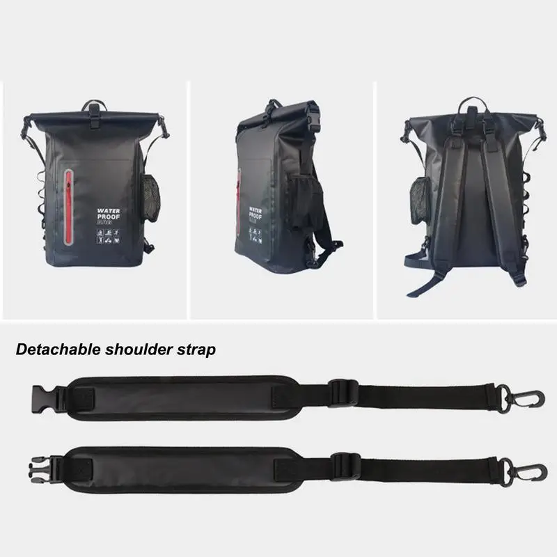 25l wasserdichter Packs ack Aufbewahrung beutel zum Schwimmen Trekking Rafting Marine Packs ack reflektierende Streifen Reisetasche für den