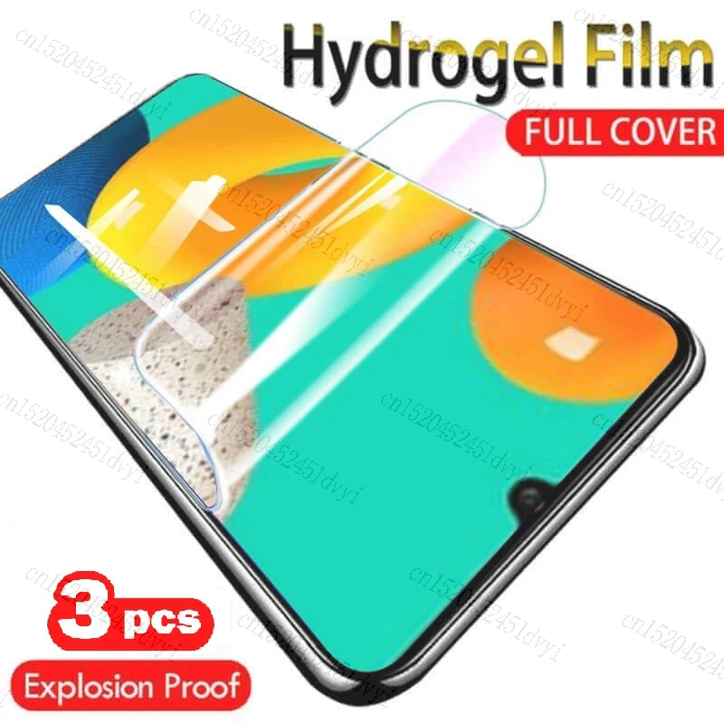 3PCS Full Cover Hydrogel Film For Samsung Galaxy A05s A04 A04e A14 A05 A54 A34 A24 4G 5G Gel Protection Screen Protector