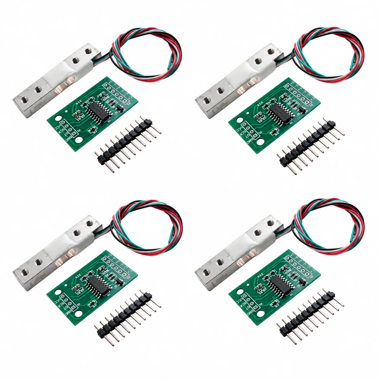 500g High-Precision Load Cell Sensor with Weighing AD Module for Herbal/Tea Scale