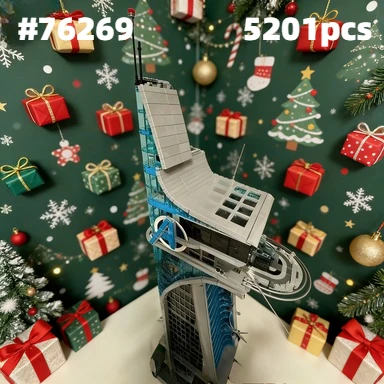 

Наборы модульных строительных блоков Battle Tower, совместимые с деталями Lego, подходят для рождественских подарков 76269