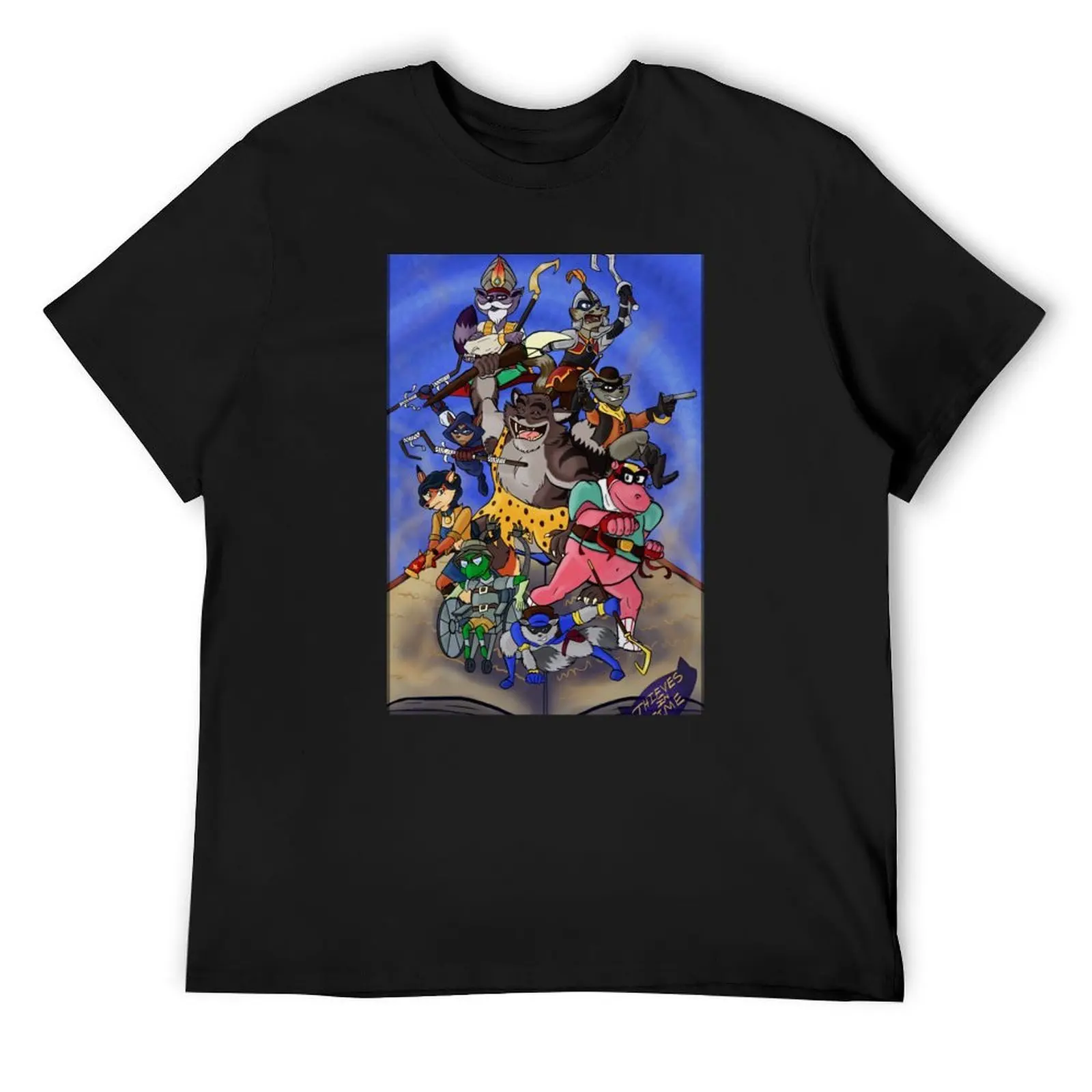 

sly cooper T-Shirt anime tshirt for a boy Anime t-shirt mens graphic t-shirts anime
