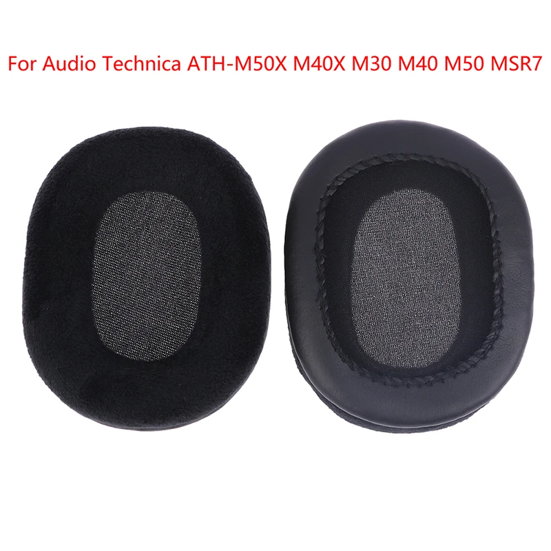 Velour Ear Pads Earpads Cushion For Audio Technica ATH-M50X M40X M30 M40 M50 MSR7 Dj Headphones