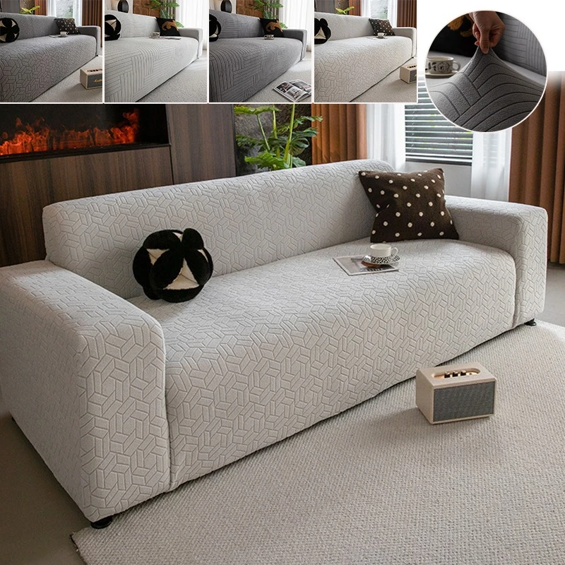

1/2/3/4/5 Seater Stretch Sofa Slipcover Non-slip Dustproof Sofa Cover Furniture Protector Four Seasons Universal Чехол На Диван