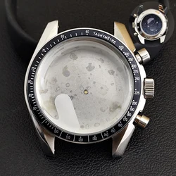 39.7mm Metal Case Watch Compatible with FIT VK63 Movement Watch Accessories 20mm Strap Fits Watch Box for Watch Repair Parts