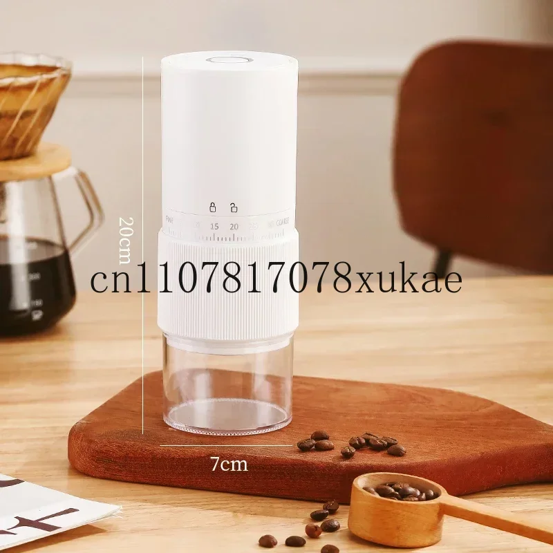 Small Portable Mini Home Kitchen Mill Automatic Type-C Charging  Grinder Electric Coffee Machine Grind Coffee Beans Non-manual