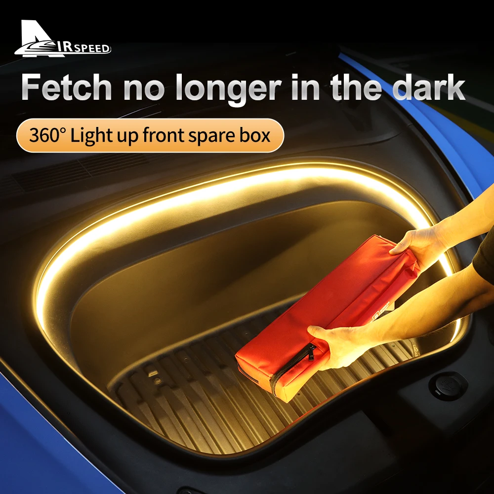

Front Rear Trunk Light For Model 3 Highland 2024-Up Bright LED Silicone Light Yellow White Proposal Decor Accessories