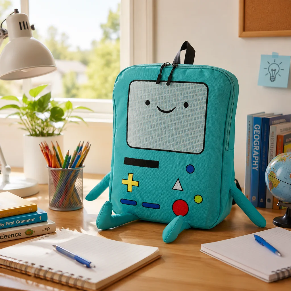 กระเป๋าเป้ผ้าแคนวาสลายหุ่นยนต์ - Interior Design Whimsical บทวิจารณ์และราคา