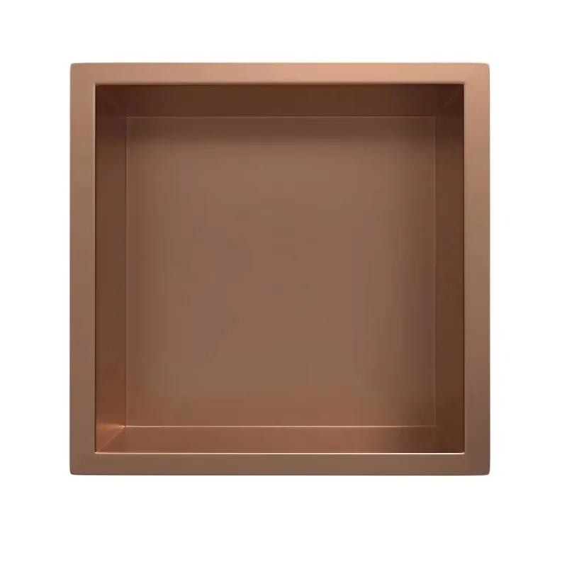 طلاء PVD ذهبي وردي غير لامع 304 من الفولاذ المقاوم للصدأ ملحقات الحمام على الحائط #2