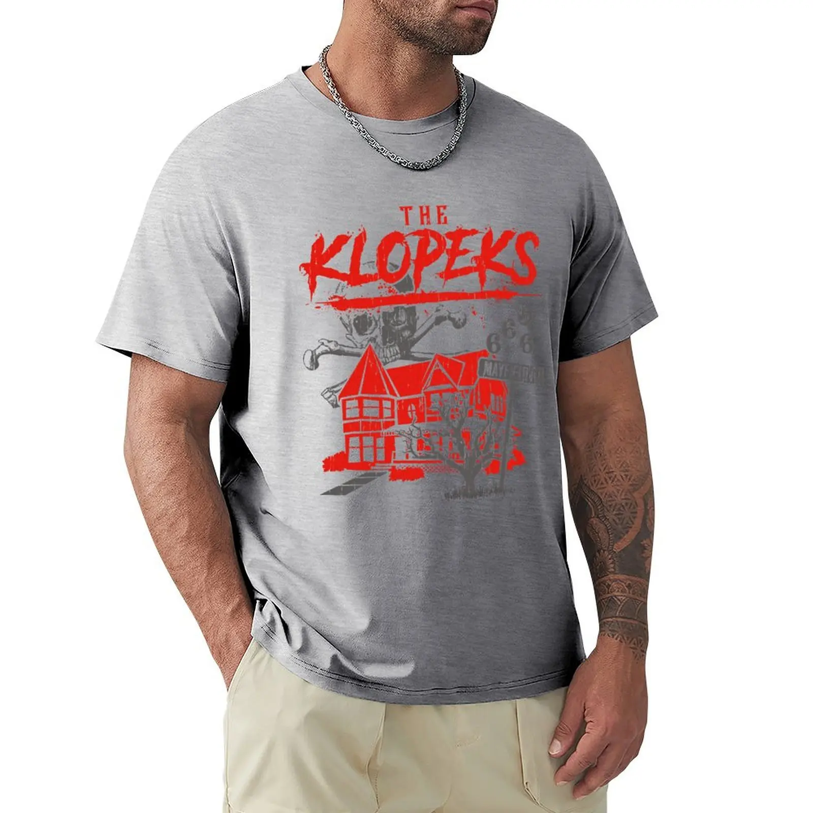 The Klopeks - House of Horrors T-Shirt Short sleeve tee plus size tops t shirts men